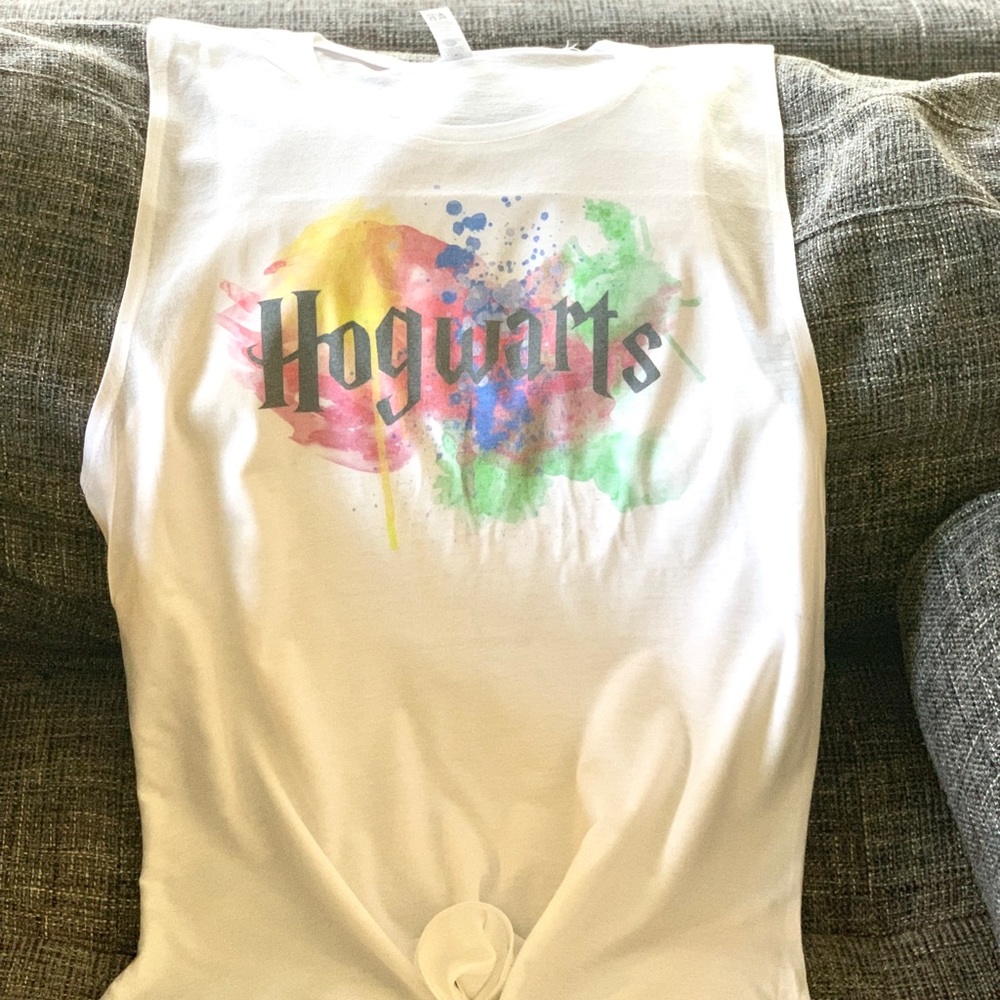 Hogwarts nwots muscle tank top woman’s hp fan